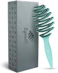 Natural Boar Bristle Hair Brush for Fine Hair - A Great Gift by Lynnie%C3%ABlle