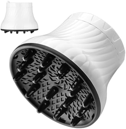 247 grams Hair Dryer Diffuser Portable Universal Fast Drying Large White - Image 7