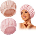 Edoneery Shower Caps for Women Reusable Waterproof, Shower Hair Cap by Edoneery
