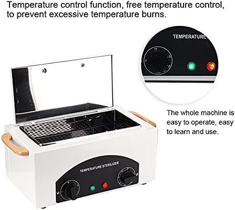 Nail Tool Sterilizer for Nail Tools and Salon Equipment, High Temperature Sterilizers Dry heat Timer Disinfection Nail Tool，Manicure Salon Hairdressing Tool Tweezers Other Metal tool - Image 2