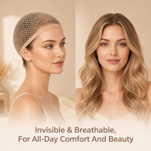 6PCS Wig Cap, 25cm Large Open-End Mesh Wig Caps for Long Hair - Image 5