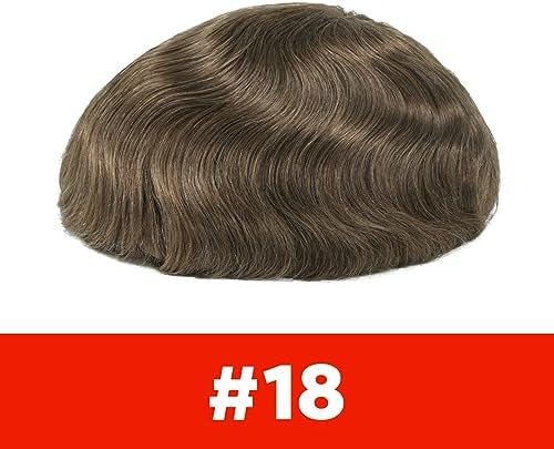 Lordhair Toupee for Men Hair Replacement System European Hair Toupee Hair Pieces for Men Natural Lace Front with Skin Perimeter Base Multiple Size Available - Image 2
