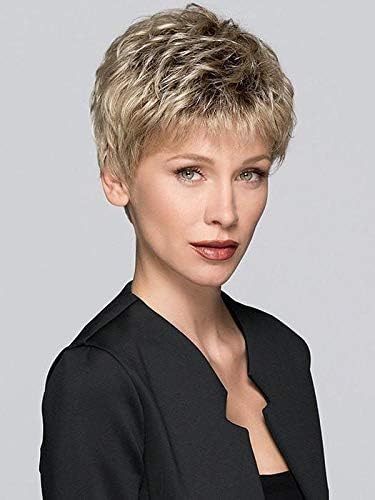 Tab Petite Cap Wig Color Sand Rootd - Ellen Wille Wigs 3" Short Layers Precision Cut Spiked Pixie Monofilament Crowne Lace Front Natural Hairline Womens Peluca Bundle MaxWigs Hairloss Booklet - Image 4