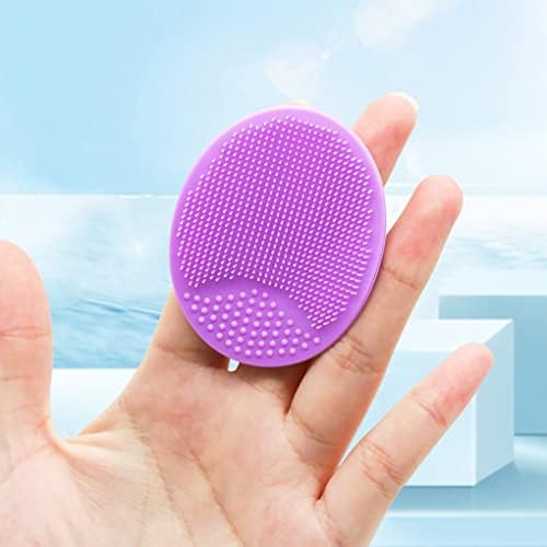 Silicone Facial Cleansing Brush - Face Scrubber & Exfoliator for Deep Cleaning, Blackhead & Acne Pore Care - Image 3