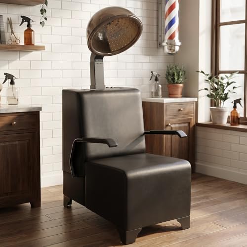 SyyBhb 2-in-1 Hooded Dryer Chair for Salon, 1000W Adjustable Downdraft Hood, 60-Minute Timer, Temperature Control by SyyBhb