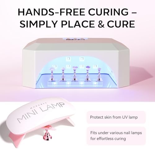 Makartt Nail Stand for Press-On: Magnetic Nail Holder for Nail Art Painting - Image 5