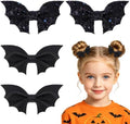 4Pcs Halloween Bat Hair Clips for Girls by WelcomeToVOLEPET