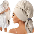 Umisleep Microfiber Hair Towel, 41" x 30" Super Absorbent, Soft Anti-Frizz by Umisleep