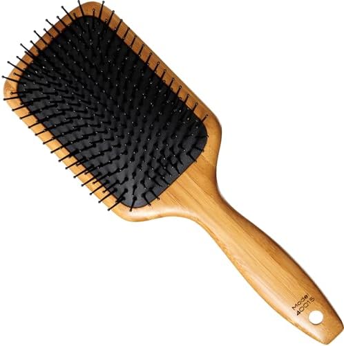 Sam Villa Signature Series Wooden Paddle Brush, Wide, Tourmaline-Infused by Unknown