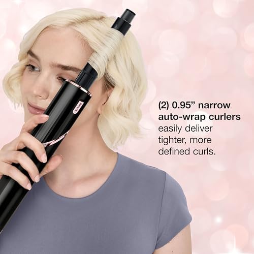 Shark FlexStyle x Marilyn Monroe Air Styling & Drying System | Powerful Hair Dryer & Multi-Styler | With Auto-Wrap Curlers, Oval Brush, Concentrator Attachment | Pink Sparkle | HD449PK1 (Ltd. Edition) - Image 5