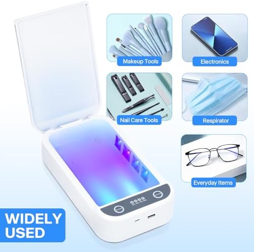 Nail Tool Cleaner with Blue Light,Portable USB Cleaner For Nail Tools ﻿ - Image 6