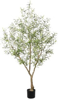 LYERSE Faux Olive Tree 7ft with Thick Lifelike Branches, Realistic Leaves by Home