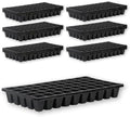 Bootstrap Farmer 50 Cell Seed Starting Trays Extra Strength, 5 Pack, Seedling Tray 1020 Inserts by BootstrapFarmer