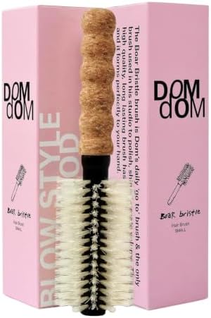 Dom Dom Round Hair Brush, Boar & Nylon Bristles for Blowouts, Small 2in by DomDomHair