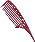 YS Park 603 Large Tail Comb - Red by Y.S.PARK