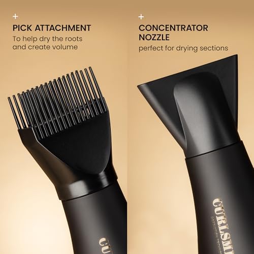 Curlsmith Defrizzion Travel Hair Dryer for Curly Hair - Image 4