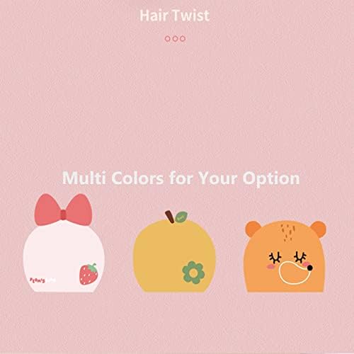 Hair Drying Towel for Kids Girls, Cute Cartoon Absorbent Quick Drying Bath Wrap Set for Bathing, Swimming Pool, Soft Microfiber Cap for Curly Long & Wet Hair, Pink Flower - Image 7