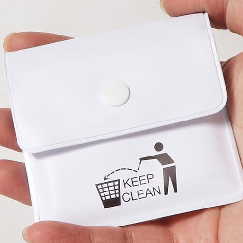 3 Pcs Pocket Ashtray Pouch Portable Waterproof PVC Ashes Storage, Odor Lock Heat Resistant Sealed Cigarette Butt Disposal Carrier, Compact Travel Accessories for Outdoor Camping Hiking - Image 4