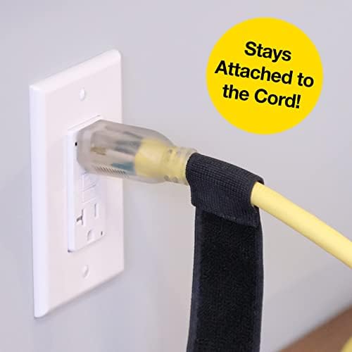 Selfie Straps by Wrap-It Storage - 6-inch (12-Pack) Black - Image 4