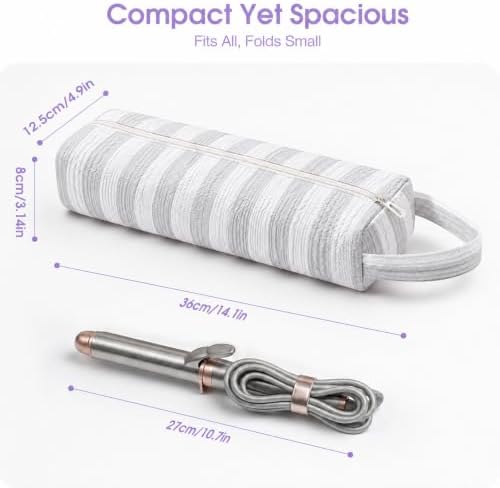 Quilted Hair Tools Travel Case for Dyson Airwrap and Styling Tools - Image 2