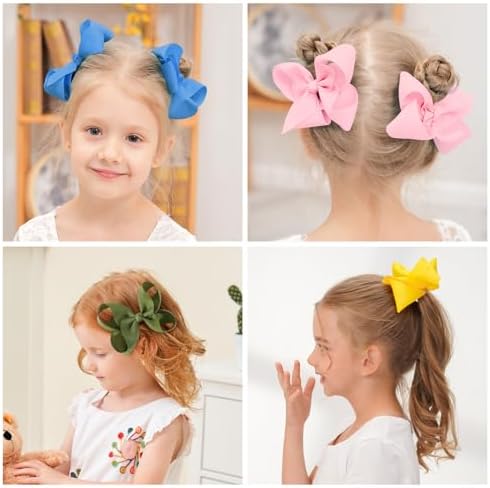 YHXX YLEN 20PCS Hair Bows for Girls, 4.5 Inch Bows With Alligator Clips - Image 4