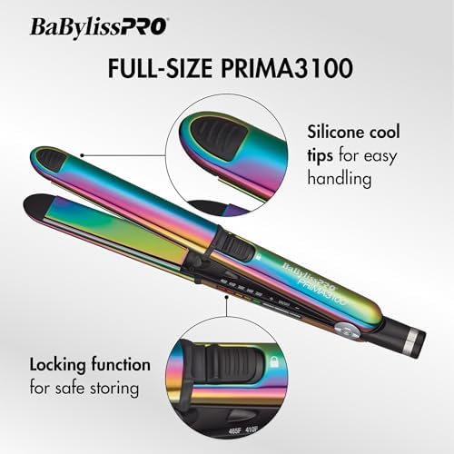 BaBylissPRO Nano Titanium Prima Ionic Hair Straightener – Professional Flat Iron & Curling Iron in One for Stylists, Pro Styling Hair Tool - Image 5