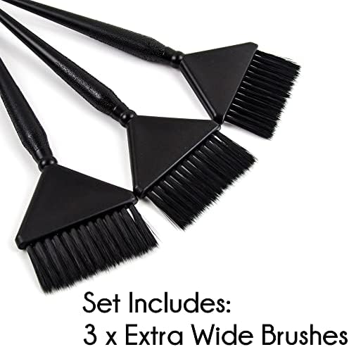 3 Extra Wide Hair Dye Brushes - Coloring Brushes - Hair Color Tint Brush - Image 2
