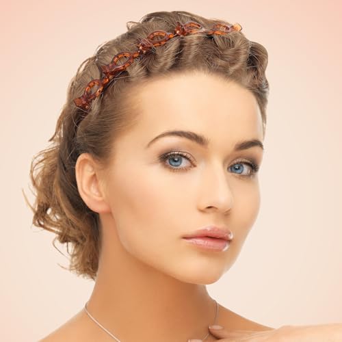Mabor Headband With Clips, Bangs Hairstyle Hair Clip Headband - Image 6