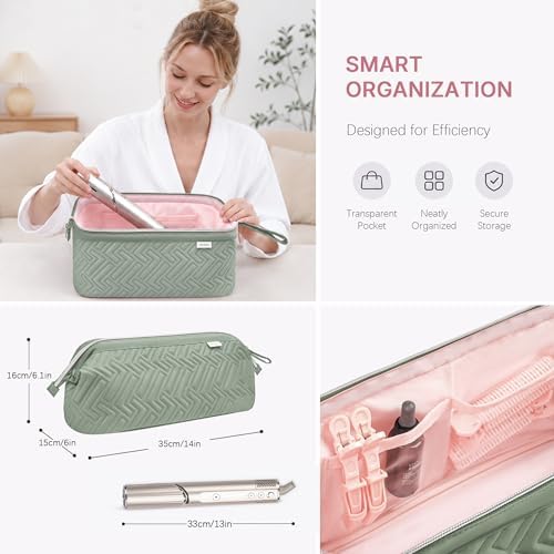 Leudes Hair Dryer Tools Travel Bag for Shark Flex Style Case Air Wrap - Image 2