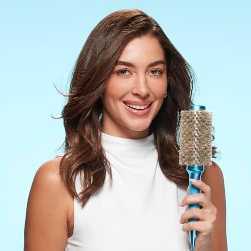 BaBylissPRO Nano Titanium 1.3" Boar Bristle Round Hair Brush – Professional Styling Brush for Shine & Smoothness – Thick and Textured Hair for Silky, Frizz-Free Shine - Image 4