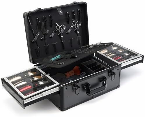 MoyRetty Professional Barber Case with Cap Clear dustproof, 16.5"*12.4"*7" by MoyRetty