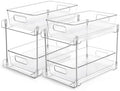 Vtopmart 2 Pack Pull Out Bathroom Under Sink Organizer (S-Standard) by Vtopmart