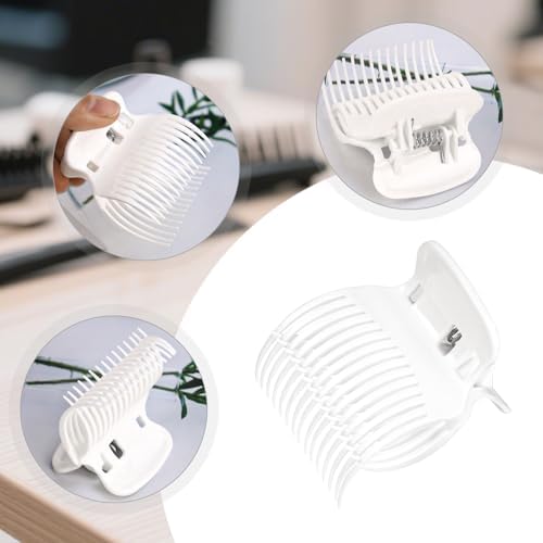 20 Pcs Hot Roller Clips for Hair, Curler Claw Clip for Women Hair Section Styling (White, 2inch) - Image 5