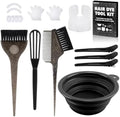 YOOVR 19pcs Hair Bleach Dye Kit with Hair Dye Brush, Bowl & Whisk (Black) by YOOVRDesign
