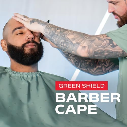 Barber Strong The Barber Cape Haircut Cover for Men, Hair Repelling and Static-Reducing Material, Water Resistant Fabric - Image 2