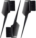 Emperor Hair Dye Brushes - 3 Angled Tint Brushes w Combs for Hair Coloring by SalonSupplyCo