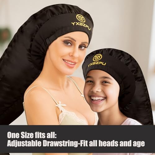Bonnet Hair Dryer, Hooded Hair Dryer Attachment, Dryer Hooded Diffuser Cap for Curly,Speeds Up Drying Time, Safety Deep Conditioning At Home(Black) - Image 7