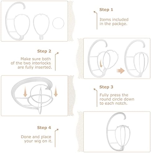 Dreamlover Wig Hangers for Fast Drying Wig, 2 Sets - Image 5
