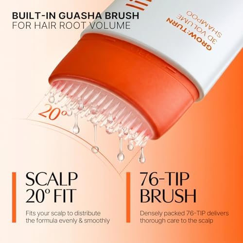lilyeve GROWTURN 3D Volume Brush Shampoo, Biotin, Hair Growth, 6.77 fl oz - Image 5