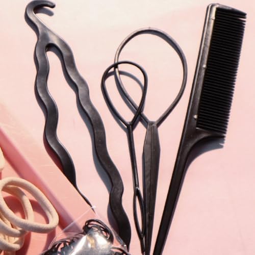 YANRONG 755PCS Hair Accessories for Woman Set Seamless Ponytail Holders Variety Hair Scrunchies Hair Bands Scrunchy Hair Ties For Thick and Curly (755PCS (black brown)) - Image 7