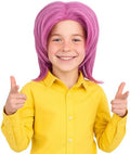 PUREHAIR Kids Short Pink Wig with Tattoos for Boys Costume by PUREHAIRDIRECT