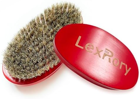 Soft Wave Brush for Men 360 - LexRory Curved Boar Brushes for Wavy Hair - Image 7
