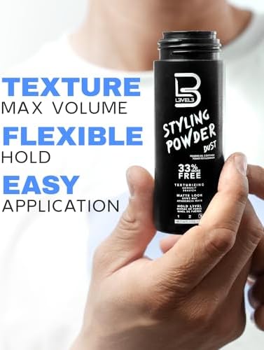 L3 Level 3 Hair Texture Powder for Men, Volume, Natural Look, 30 g - Image 4
