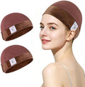 Wig Grip Cap for Light Colored Wigs, Velvet, Modal Cotton, 2 Pack by HappCIan