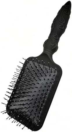Amazon Basics Paddle Brush for Hair, Gentle Detangling, Wet or Dry Hair, Tangle-Free with Flexible Bristles - Image 3