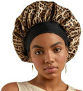 Silk Bonnet for Men Women Hair Bonnet for Sleeping,High Elasticity Wide Soft Band Sleep Cap for Curly Hair Braids by HUZJKD