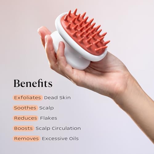KAMEDIS Scalp Massager Brush - Silicone Gentle Scalp Scrubber, Exfoliator & Hair Dandruff Scrub Away - Use On Shower with Shampoo for Scalp Scrub. Suitable for Men & Women - Image 2