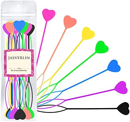 JASVERLIN Hair Beading Tool - Quick Beader for Braids & Ponytails, Kids Girls 7 Color Set of 15 Hair Beads Loading Maker by JASVERLIN