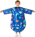 FEBSNOW Kids Barber Cape with Sleeves, Hair Cutting Cape for Boys and Girls by HOMECRAFTBEAUTYBABY