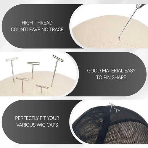 24 Inch Mannequin Head for Wig, Canvas Wig Head with Mount Hole, Manikin Head for Wig Making, Styling and Display, Head Contour More Realistic - Image 4